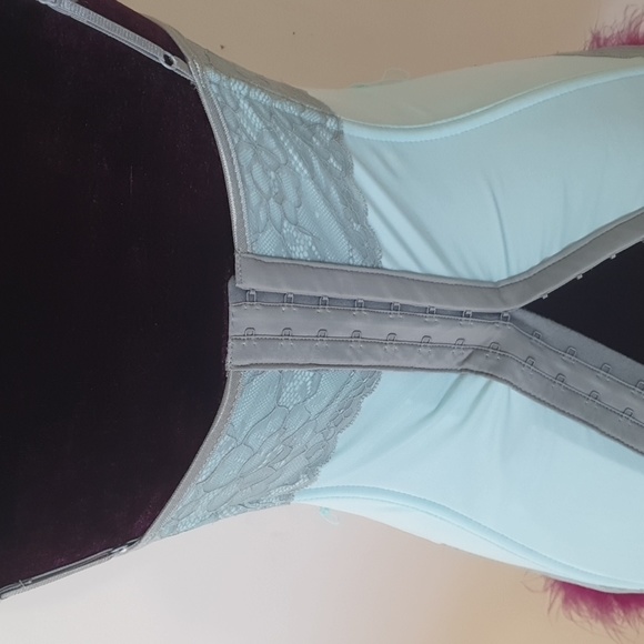 NEW Coquette Size M (approx 12) Misty Light Blue Bustier - Picture 6 of 9